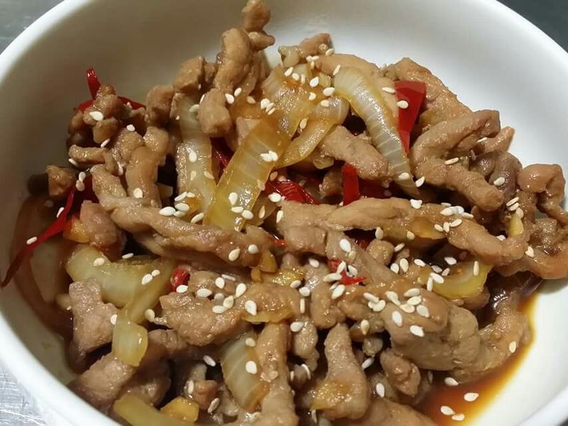 照燒豬柳♡