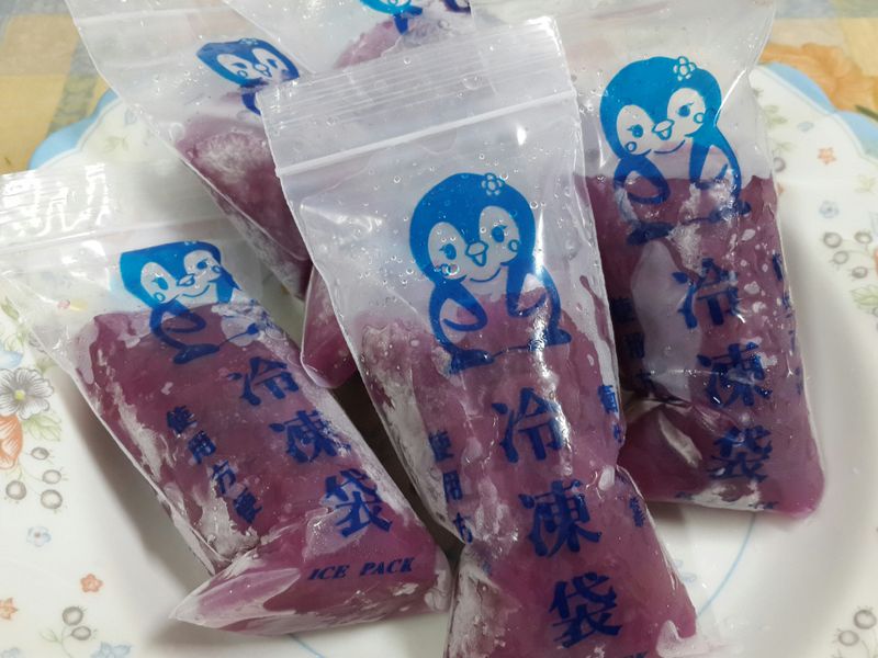 消暑酸甜的葡萄冰棒