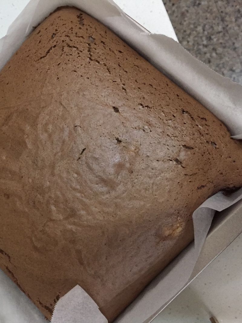 巧克力版古早味蛋糕