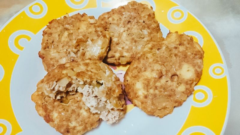 洋蔥豆腐烤肉餅
