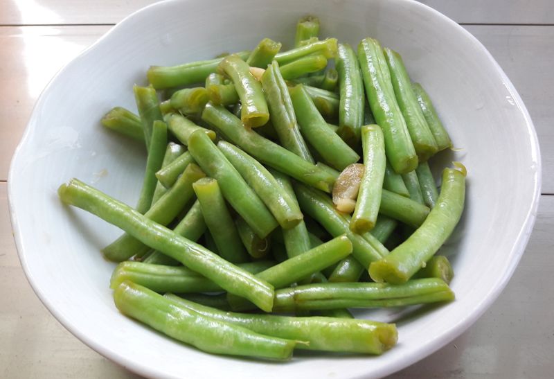 蒜炒四季豆