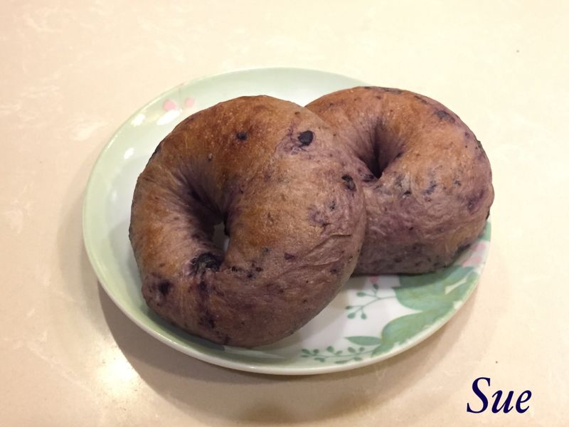 藍莓貝果 (免揉、冷藏發酵)