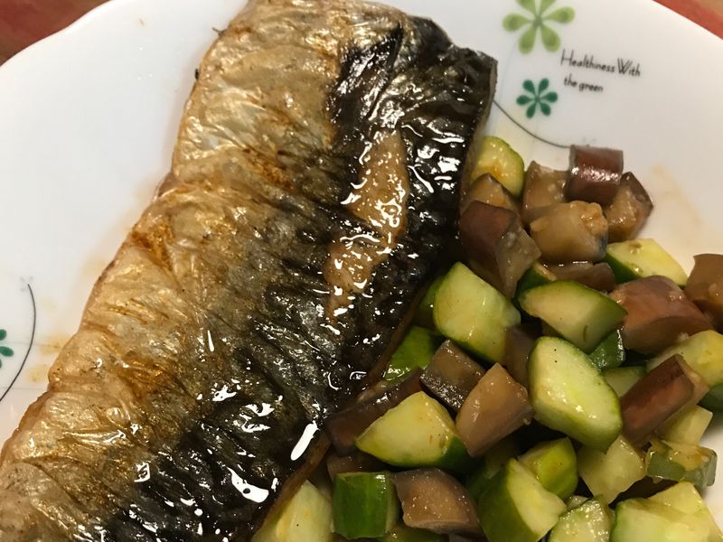 澄清奶油煎鯖魚佐奶油醬油