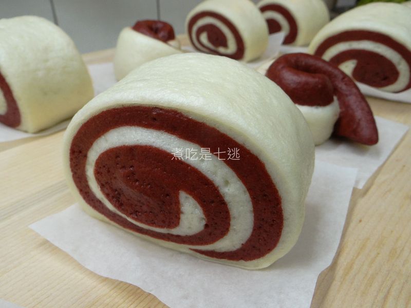 雙色饅頭