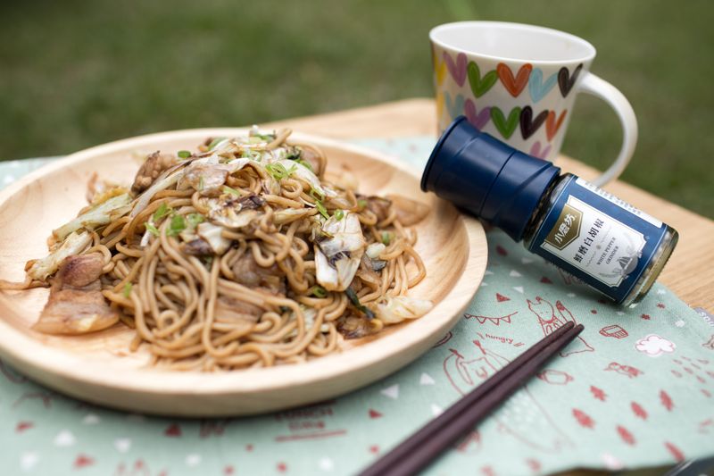 露營料理-好好食炒麵(小磨坊鮮磨白胡椒
