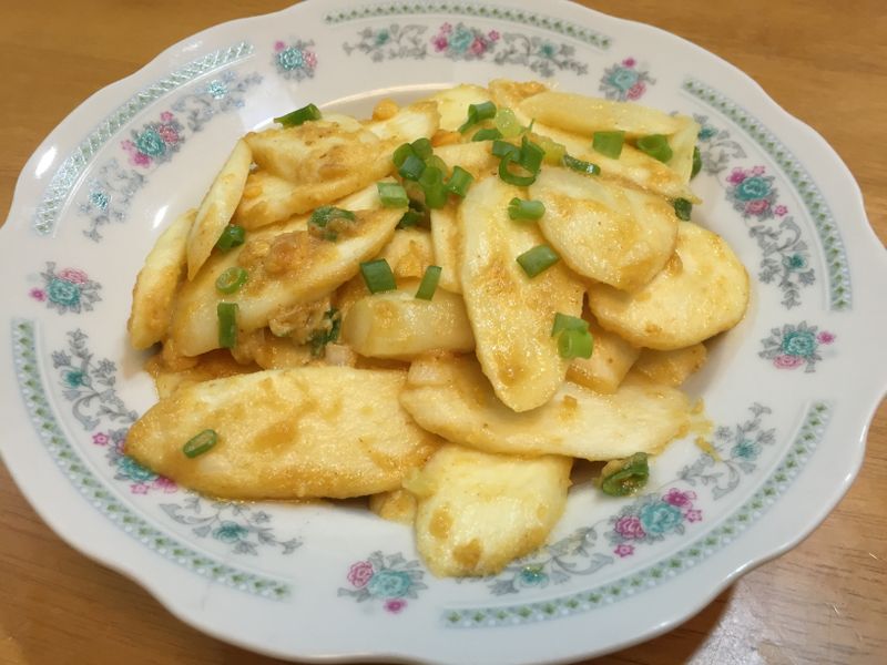 金沙茭白筍(5分鐘快速上桌)