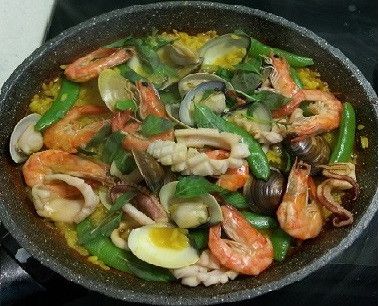 黃金海鮮燉飯