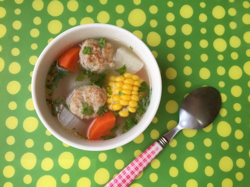 蔬菜肉丸湯