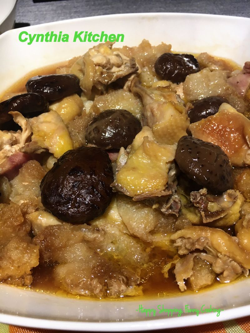 綿花雞(魚肚蒸雞)