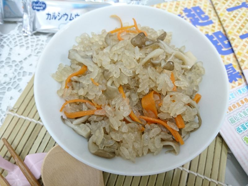 【低蛋白】舞茸低蛋白炊飯