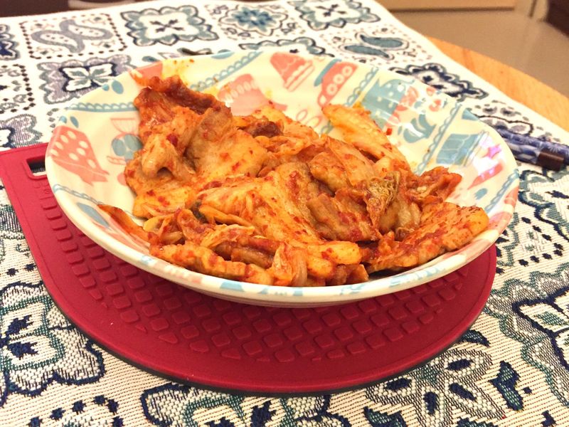 泡菜炒豬肉（簡單不失敗新手料理）