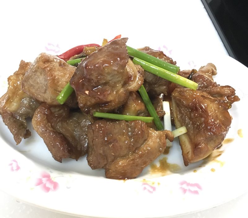 蔥燒排骨