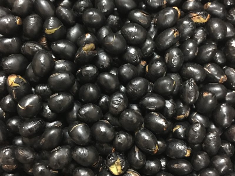 炒黑豆