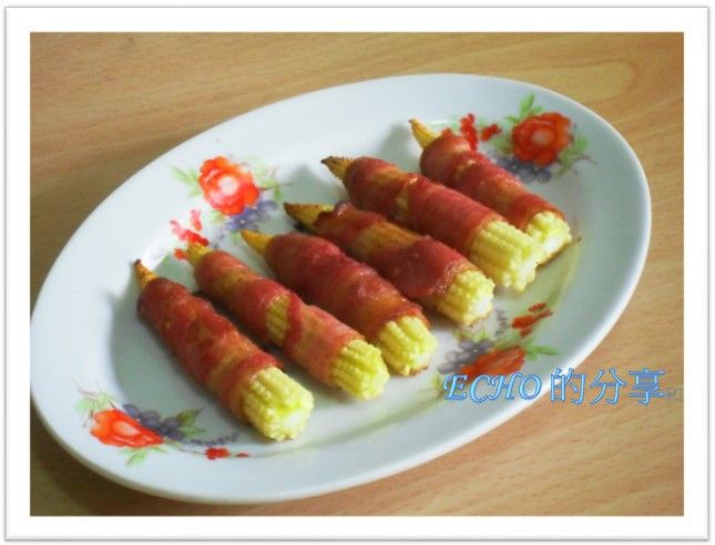少油煙料理:玉米培根捲-簡單好吃免煎炸