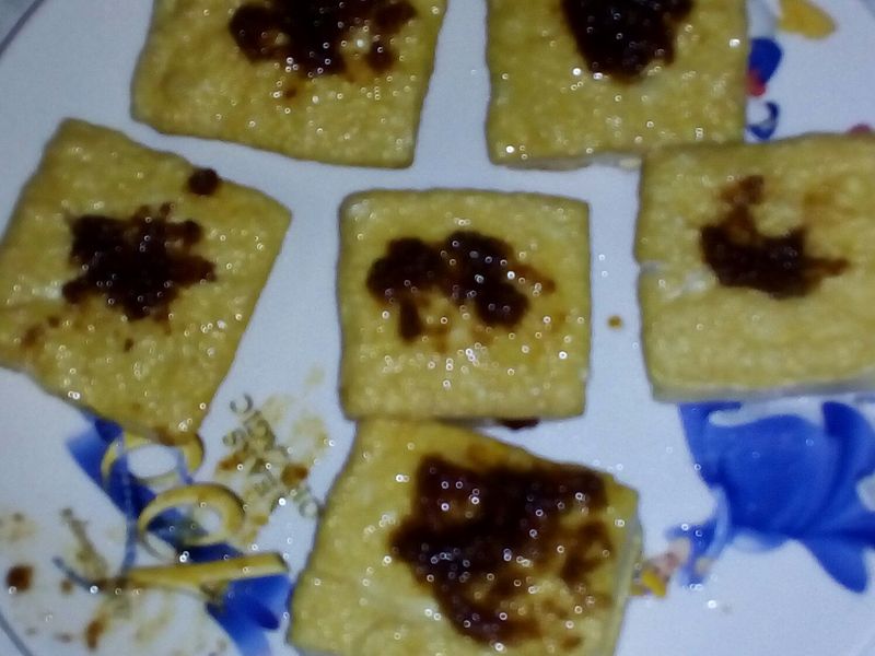 煎的臭豆腐