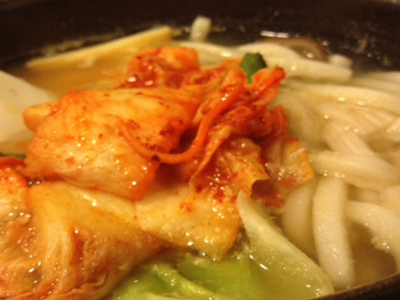 味噌泡菜烏龍麵