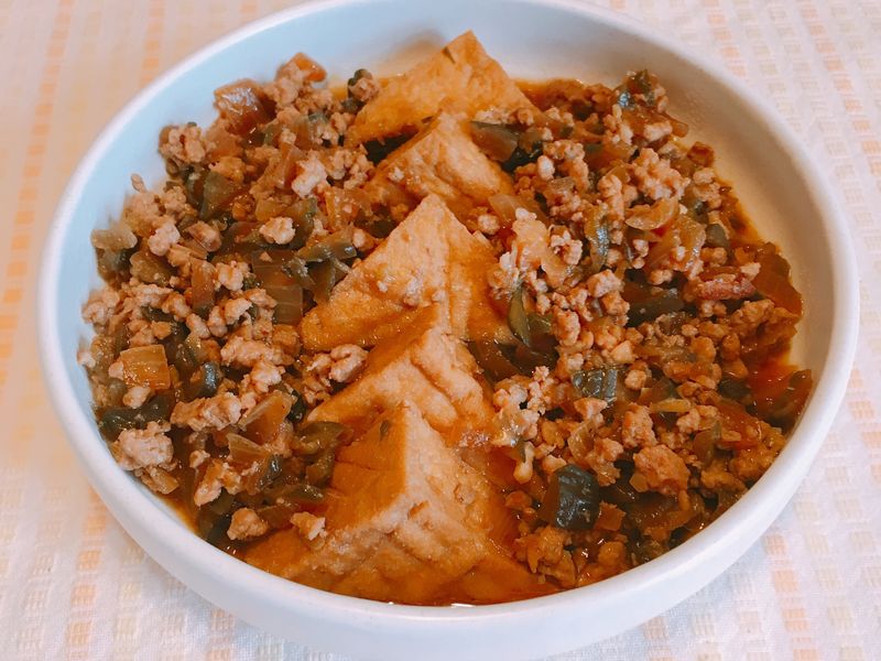 瓜仔肉燥(油豆腐版)