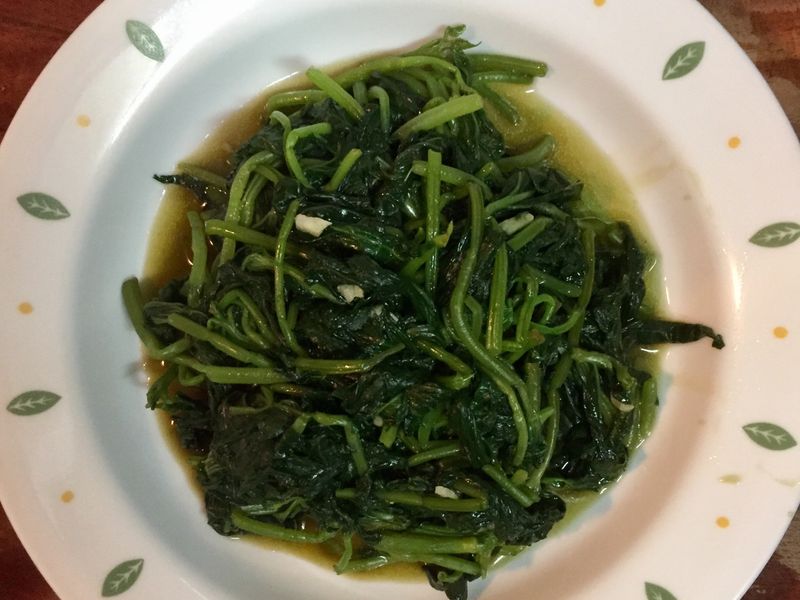 《快速出好菜》水煮地瓜葉