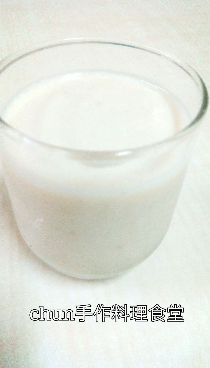 厚香蕉牛奶