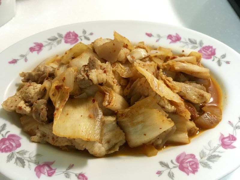 泡菜炒豬肉