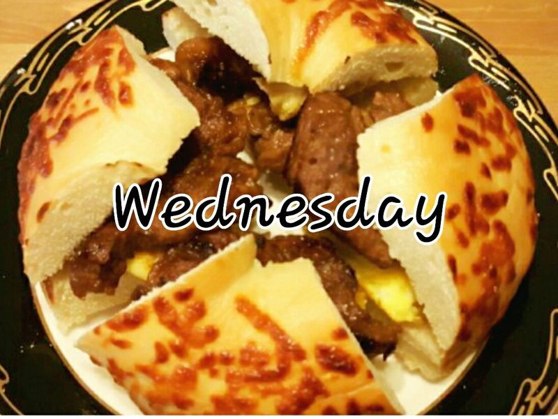 週三。香煎牛肉之小精靈貝果堡