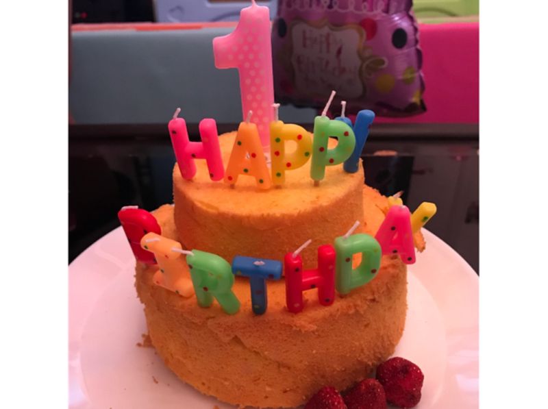無糖 南瓜生日蛋糕 (嬰兒食譜)