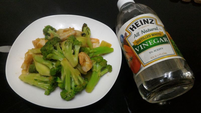 BBQ醬炒花椰菜蝦仁