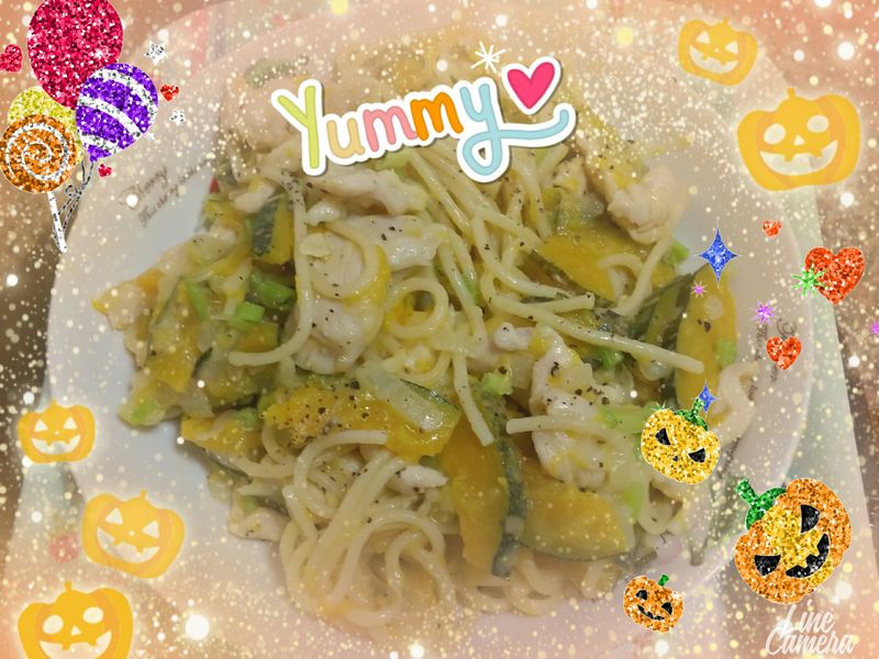 起司南瓜雞肉義大利麵