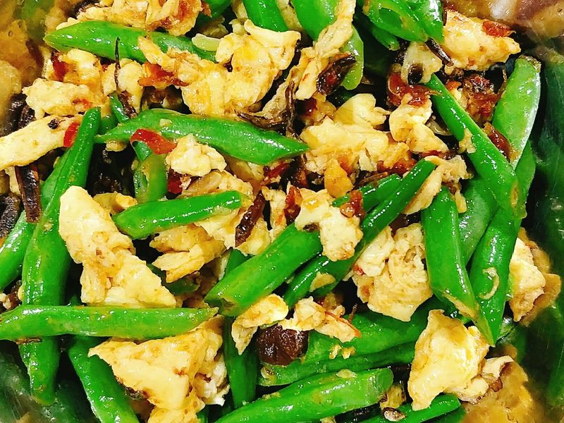 XO醬四季豆炒蛋