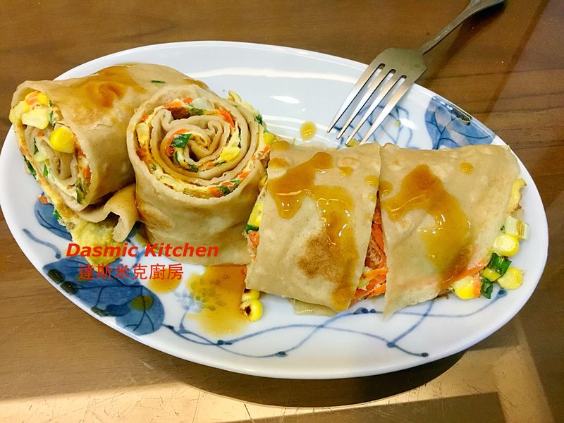 全麥玉米蔥蛋餅 ~附『實作影片』~