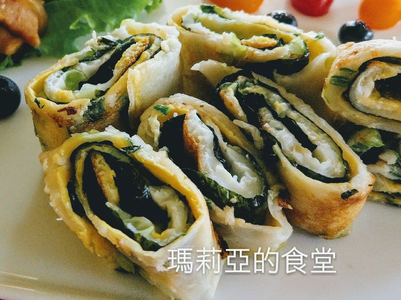 海苔夾心蛋餅