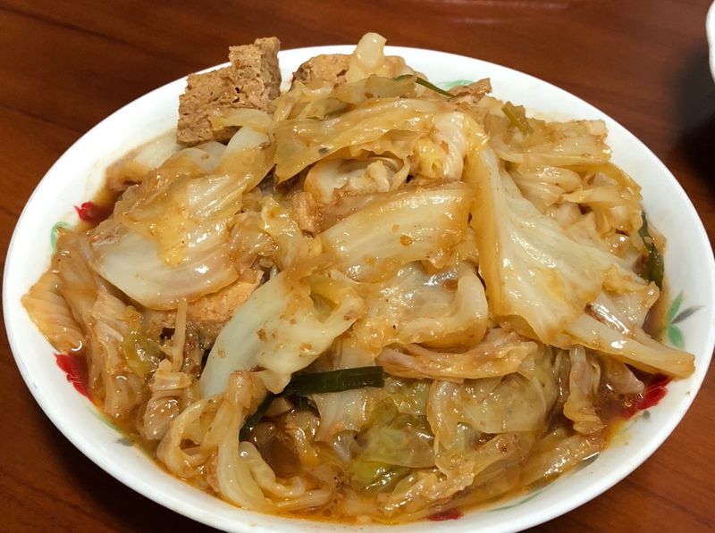 沙茶滷高麗菜