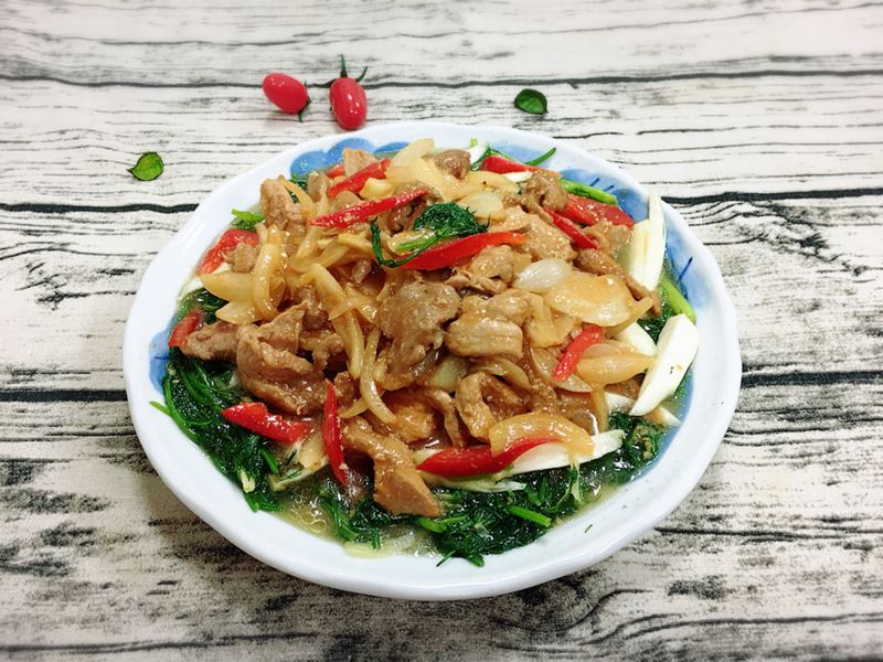 茄汁肉片燴蔬菜(水波爐料理)