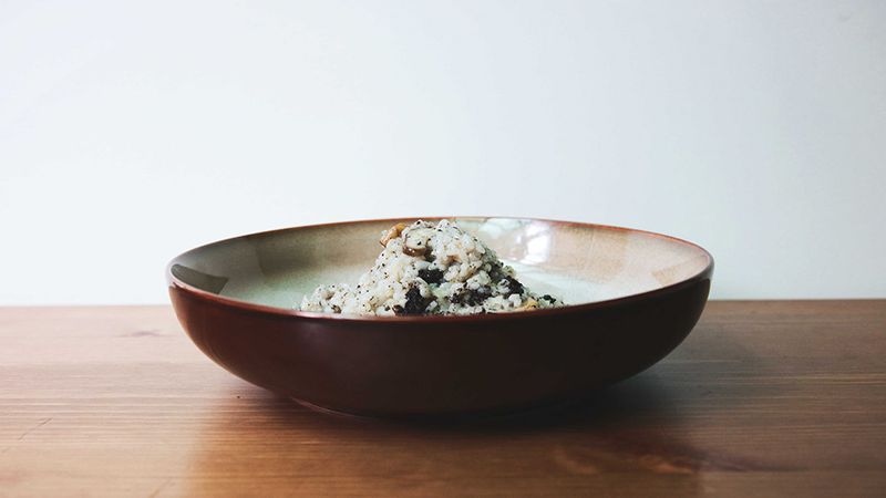 白松露牛肝蕈燉飯