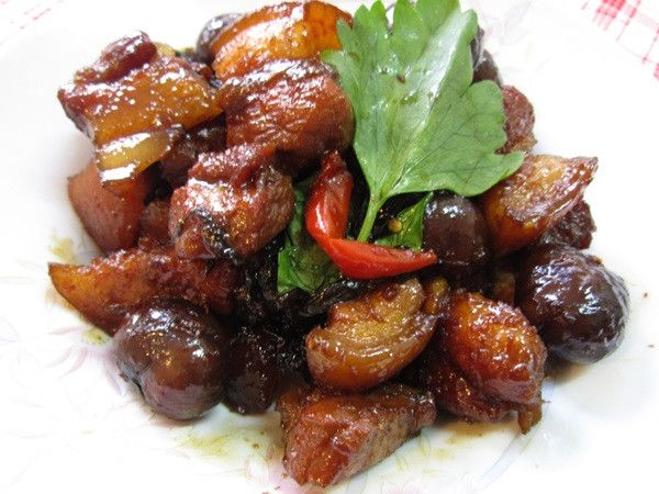 椰汁栗子燒肉
