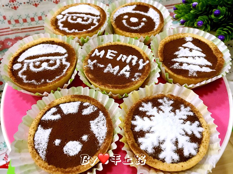 《應景聖誕》聖誕節生巧克力塔