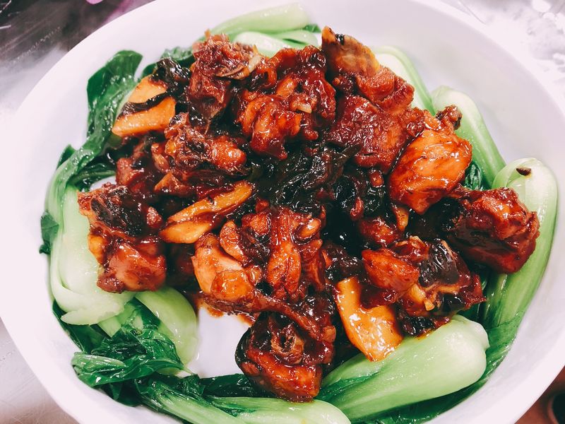 乾蔥豆鼓雞