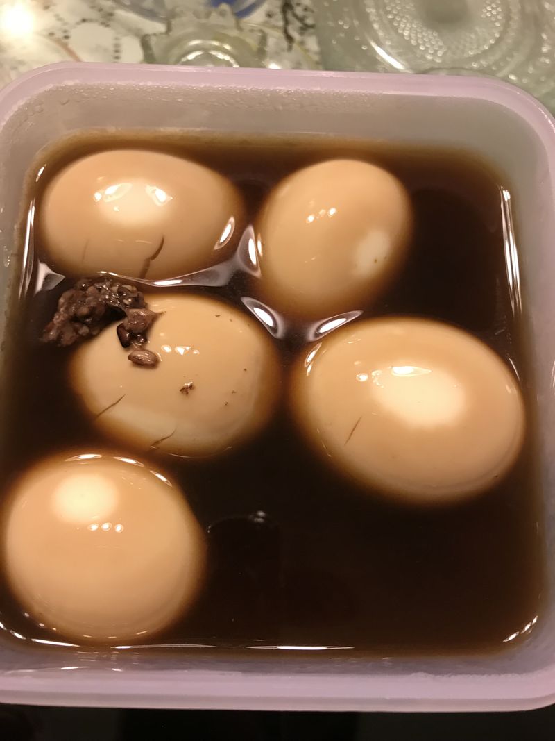 酒釀漬溏心蛋