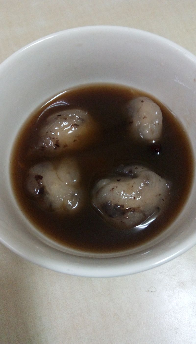 水晶紅豆湯圓