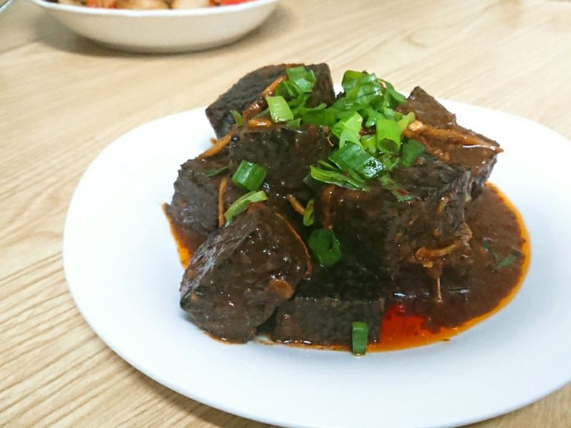 香辣沙茶米血