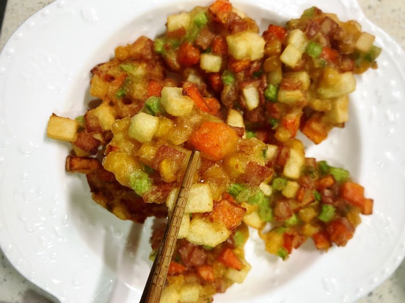 丁丁料理-炸蔬菜餅2