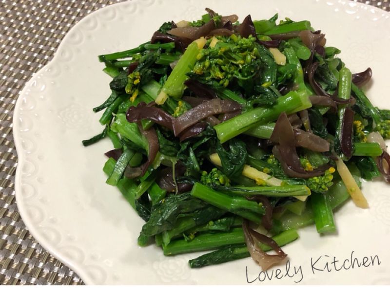 薑香油菜花【素食】【不一樣家常菜】
