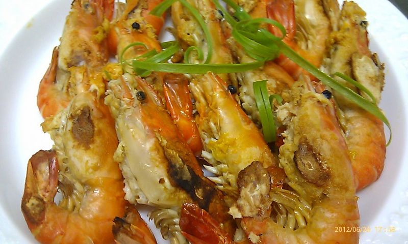 鹽烤泰國蝦