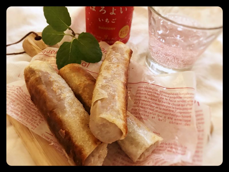 酥脆芋泥捲