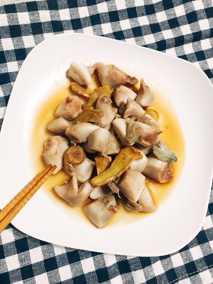 麻油炒烏魚腱