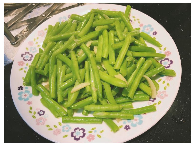 清炒四季豆