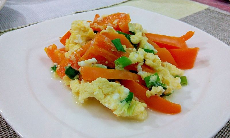 【健康美味】甜椒炒蔥蛋