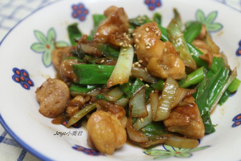 豆乳蔥燒雞