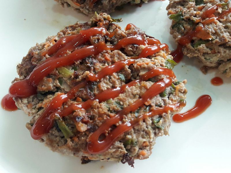 豆腐牛肉漢堡排 宵夜點心早午餐 便當菜