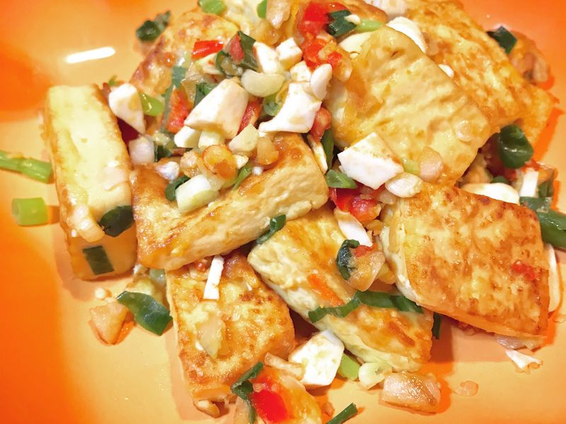 金沙豆腐